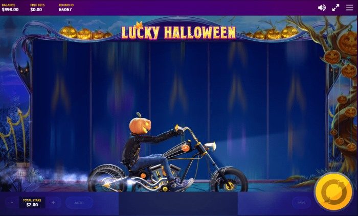 Dyniowy jezdziec z gry Lucky Halloween