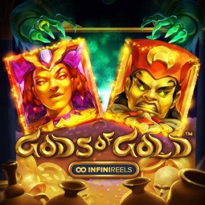 gods of gold slot logo