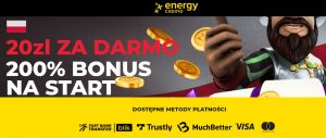 bonus bez depozytu energy casino