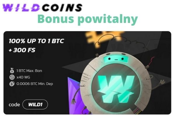 Wildcoins Bonus powitalny