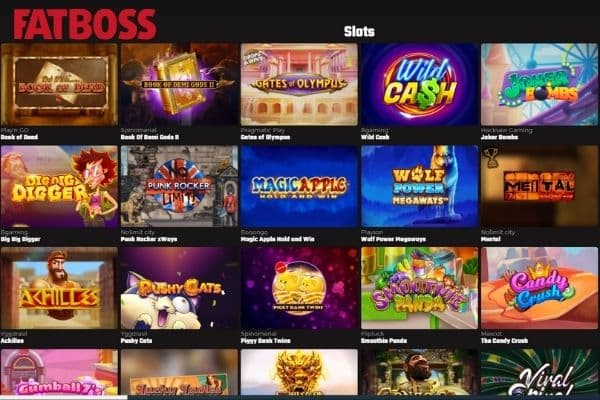 FatBoss Casino gry i sloty
