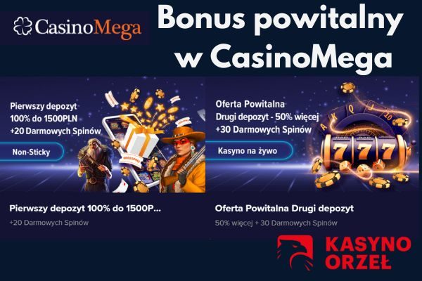 Bonus powitalny w CasinoMega